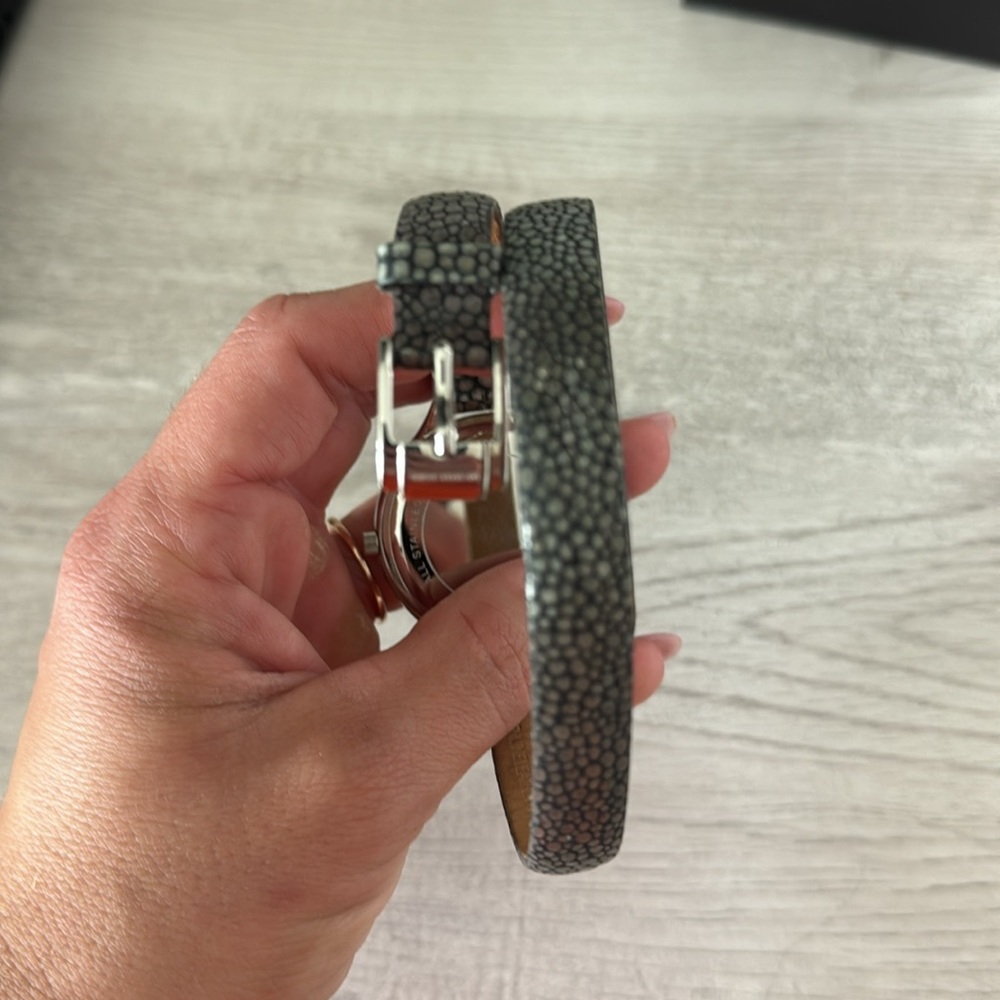 Michael Kors Leather Wrap Bracelet Watch - Picture 4 of 6